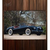 Металлическая табличка Jaguar XK120 Roadster